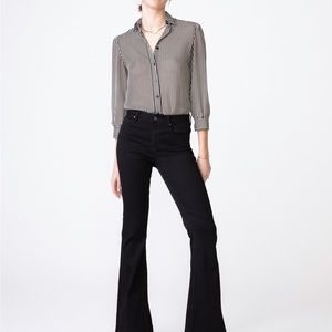 Unpublished Janet High Rise Flare Jeans Black 29